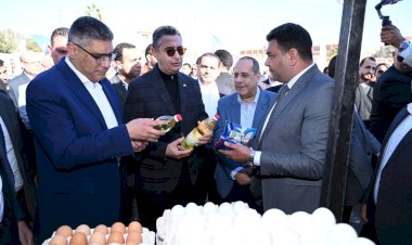 وزير التموين ومحافظ الجيزة يفتتحان سوق اليوم الواحد بمنطقة حدائق الأهرام بمحافظة الجيزة
