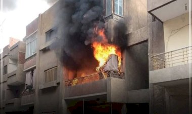 مصرع سيدة إثر حريق داخل شقة سكنية فى الوراق