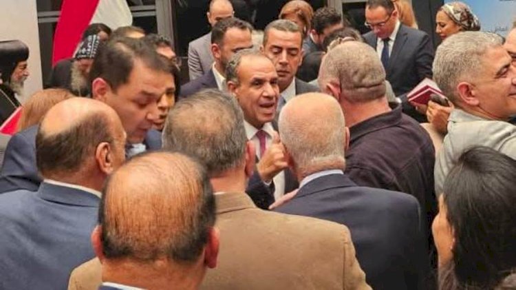 وزير الخارجية يلتقي بأعضاء الجالية المصرية في ألمانيا