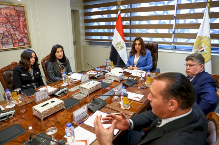 وزيرة التنمية المحلية تشهد مراسم التوقيع على خطة مشروع تعزيز القدرة على الصمود في مواجهة مخاطر المناخ بالمدن الحضرية