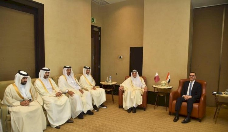 وزير الاستثمار يبحث مع وزير الدولة القطري لشؤون التجارة الخارجية سبل تعزيز الشراكات الاقتصادية