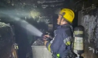 السيطرة على حريق داخل سفينة فى ورشة تصليح بالبدرشين