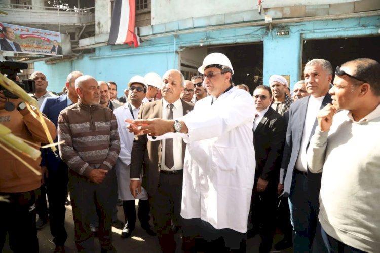 محافظ قنا يفتتح موسم عصير القصب لعام 2026 بمصنع سكر قوص