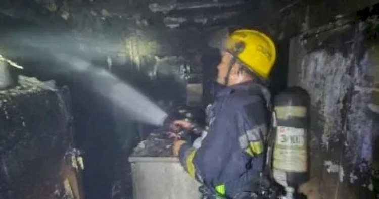 السيطرة على حريق داخل سفينة فى ورشة تصليح بالبدرشين