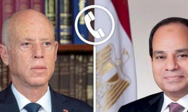 الرئيس السيسي يتلقى اتصالاً هاتفيًا من رئيس تونس