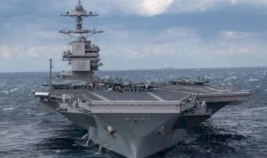 حاملة الطائرات الأمريكية جيرالد فورد تقترب من ميناء حيفا