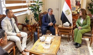 وزيرة التنمية تبحث مع وفد الهيئة العربية للتصنيع مشروعات البنية التحتية لمنظومة المخلفات الصلبة بالمحافظات