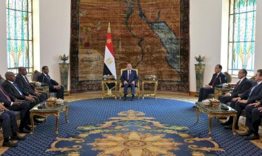 الرئيس السيسي يستقبل رئيس مجلس وزراء جمهورية السودان