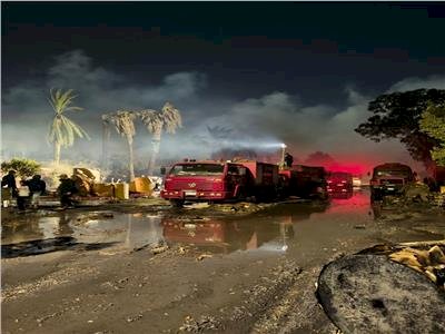 إصابة 10 أشخاص في حريق بشركة تغليف بالعاشر من رمضان