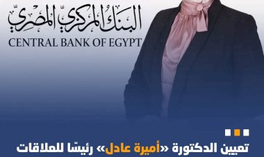 الدكتورة أميرة عادل على رأس العلاقات الإعلامية بالبنك المركزي المصري