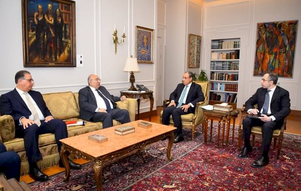 وزير الخارجية يلتقي رئيس اللجنة الوطنية لمكافحة ومنع الهجرة غير الشرعية